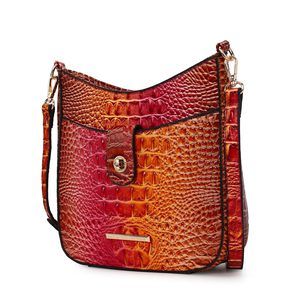 London Bridgewater . Patchwork Women'S Medium Textured Ziptop Satchel Satchel